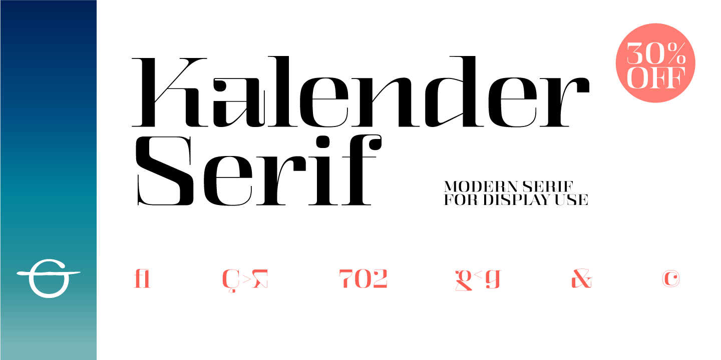 Пример шрифта Kalender Serif #16